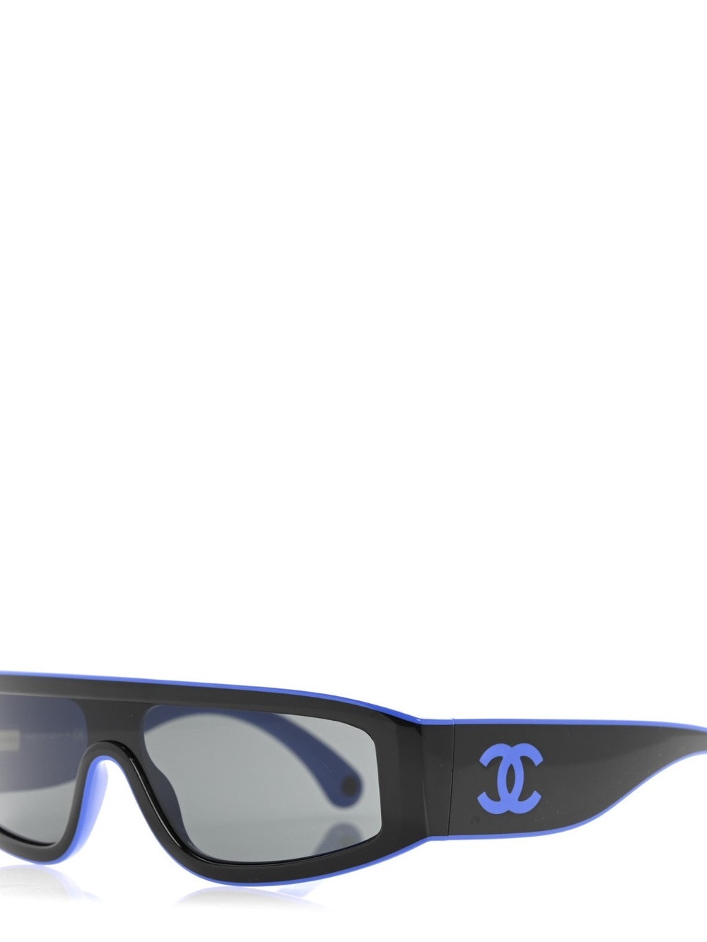 Acetate Cat Eye Sunglasses 6057 Black Blue